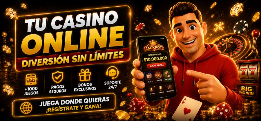 Tu casino online. Diversion sin limites.
